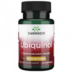 Swanson Ubiquinol 50mg 60 kapsułek żelowych