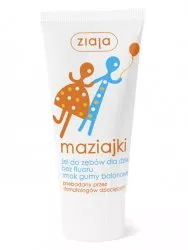 Ziaja Maziajki, żel do zębów dla dzieci guma balonowa, 50ml