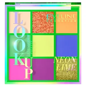 Eveline Look Up, paleta 9 cieni do powiek, neon lime