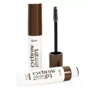 Quiz Cosmetics Eyebrow Gel Shape & Color żel koloryzujący do brwi z aloesem Dark 5ml