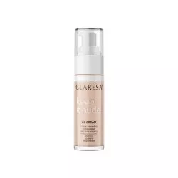 Claresa, Nawilżający krem-podkład wyrównujący koloryt cery KEEP IT NUDE! 102 WARM MEDIUM