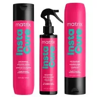 Matrix Instacure, zestaw do włosów łamliwych z proteinami, szampon + odżywka + spray