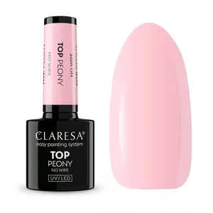 Claresa Top Peony No Wipe top hybrydowy bez przemywania 5g
