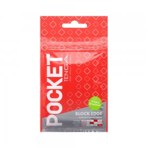 Tenga Pocket Block Edge jednorazowy masturbator 003