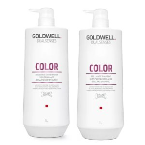 Goldwell Dualsenses Color, zestaw XL do włosów farbowanych, szampon + odżywka