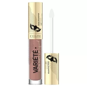 Eveline Variété, satin matt lip liquid pomadka w płynie, 01, 4ml