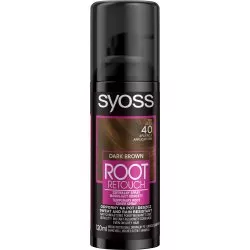 Syoss Root Retouch spray do maskowania odrostów Ciemny Brąz 120ml