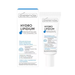 Bielenda Hydro Lipidium Maksymalna Tolerancja, wysoko-lipidowy krem barierowy silnie regenerujący, 50ml