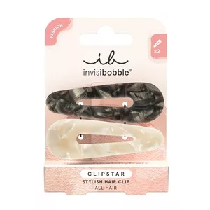 Invisibobble Clipstar Fashion ozdobne spinki do włosów Stylish Hair Clip 2szt
