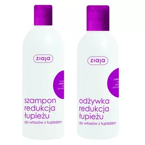 Ziaja, zestaw do włosów z łupieżem, szampon + odżywka, 400ml + 200ml