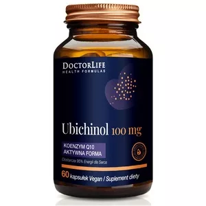 Doctor Life Ubichinol koenzym Q10 aktywna forma 100mg suplement diety 60 kapsułek