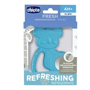 Chicco Gryzak ze stalą nierdzewną Koala dla dzieci 4m+ Boy