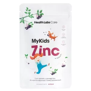 HealthLabs MyKids Zinc cynk dla dzieci w żelkach 60 żelek