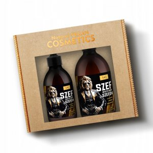 LaQ Szef Wszystkich Szefów, zestaw do pielęgnacji ciała, żel pod prysznic 500ml + szampon 300ml