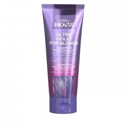 Biovax Ultra Violet intensywnie regenerujący szampon tonujący do włosów blond i siwych 200ml