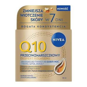 Nivea Q10 Przeciwzmarszczkowy Ekspert Kolagenu masełko do twarzy na dzień i noc 50ml