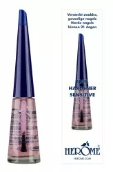 Herome Nail Hardener Sensitive, odżywka, utwardzacz paznokci, efekt po 21 dniach, 10ml