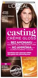 L'Oreal Paris Casting Crème Gloss Farba do włosów 418 Czekoladowa Mokka