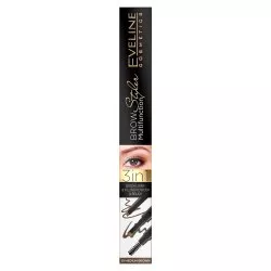 Eveline Brow Styler Multifunction, kredka do brwi 3w1, 01 medium brown