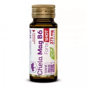 Olimp Labs Chela-Mag B6 Forte Shot suplement diety smak wiśniowy 25ml