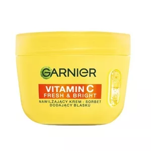 Garnier Vitamin C Fresh & Bright nawilżający krem - sorbet dodający blasku 85ml