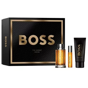 Hugo Boss Boss The Scent For Man zestaw woda toaletowa spray 100ml + woda toaletowa spray 10ml + żel pod prysznic 100ml (M)