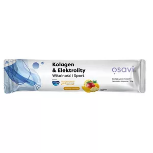 Osavi Kolagen & Elektrolity Witalność i Sport suplement diety Ananas & Mango 13g