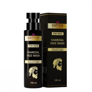 Sattva For Men żel do mycia twarzy z aktywnym węglem 100ml