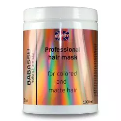 Ronney HoLo Shine Star, Maska energetyzująca do włosów farbowanych i matowych, 1000ml