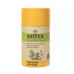 Sattva Natural Herbal Dye for Hair naturalna ziołowa farba do włosów Light Blonde 150g