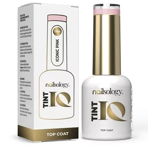 Clavier Nailsology Tint IQ Top Coat top hybrydowy TT01 Iconic Pink 8ml