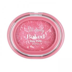 Lovely Stay Pink Baked Blusher wypiekany róż do policzków 02 3.5g