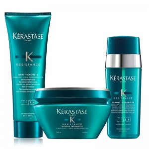 Kerastase Resistance, zestaw wzmacniający do włosów osłabionych, szampon + maska + serum