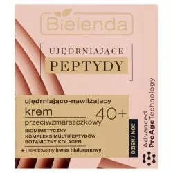 Bielenda Ujędrniające peptydy, ujędrniająco-nawilżający krem przeciwzmarszczkowy 40+ dzień/noc, 50ml