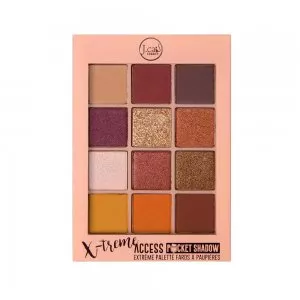 J.Cat Beauty X-treme access pocket shadow, paleta do cieni, Walk of stardom, 10g