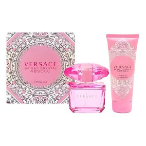 Versace Bright Crystal Absolu zestaw woda perfumowana spray 90ml + balsam do ciała 100ml (W)
