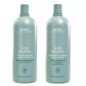 Aveda Scalp Solutions zestaw szampon przywracający równowagę skórze głowy 1000ml + regenerująca odżywka do włosów 1000ml