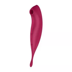 Satisfyer Twirling Pro+ wibrator pulsujący Dark Red