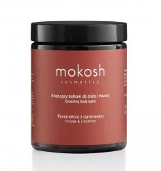 Mokosh, brązujący balsam do ciała i twarzy, pomarańcza z cynamonem, 180ml