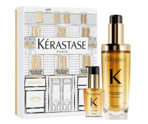 Kerastase Elixir Ultime Duo, zestaw prezentowy oryginalnych olejków do włosów, 75ml + 30ml