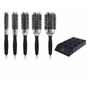 Olivia Garden Essential Blowout Classic Set, szczotki do włosów, 5szt (T15+25+35+45+55)