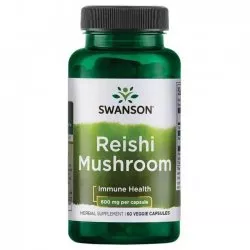 Swanson Reishi 600mg 60 kapsułek