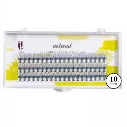 Ibra Kępki sztucznych rzęs Natural Knot-Free 0.10 C-10mm