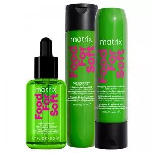 Matrix Food For Soft, zestaw intensywnie nawilżający: szampon + odżywka + olejek