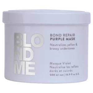 Schwarzkopf BlondMe Bond Repair maska fioletowa neutralizująca kolor włosów blond, 500ml