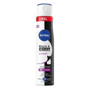 Nivea Black& White Invisible Authentic antyperspirant spray 250ml (W)