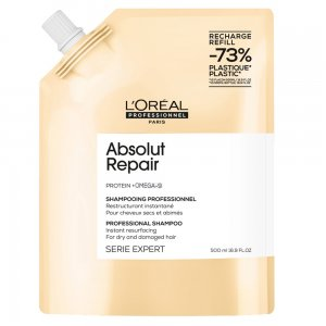 Loreal Professionnel Absolut Repair, szampon regenerujący do włosów zniszczonych, refill, 500ml