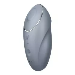 Satisfyer Tap &amp; Climax 1 wibrator nakładany z funkcją stukania Bluegrey