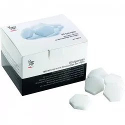 Peggy Sage, gąbki do przemywania i odtłuszczania paznokci, 80szt., ref. 155413