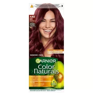 Garnier Color Naturals 4.62 Słodka wiśnia, odżywcza farba do włosów, do 100% pokrycia siwych włosów